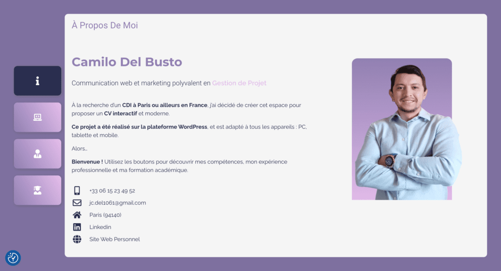 desktop cv en ligne camilodelbusto